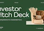 make a customize pitch deck presentation